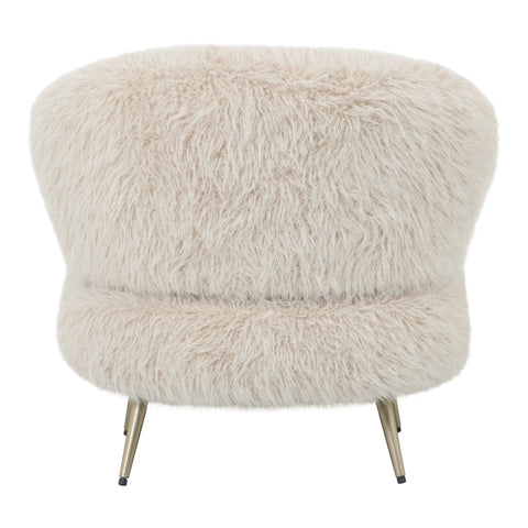 Fauteuil Franklyn Beige Harig  PTMD