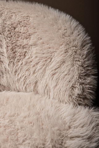 Fauteuil Franklyn Beige Harig  PTMD