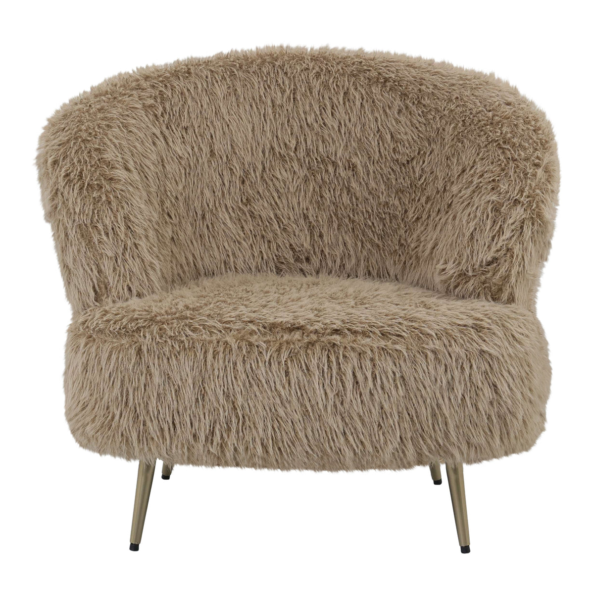 Fauteuil Franklyn Bruin Harig PTMD