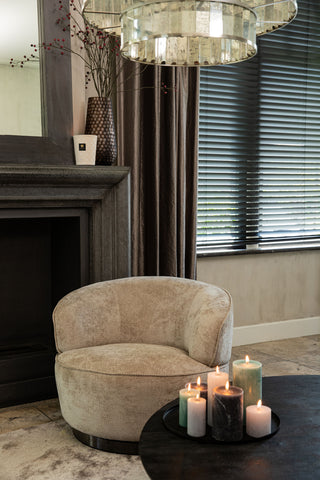 PTMD Filou Beige Fauteuil Eden 4
