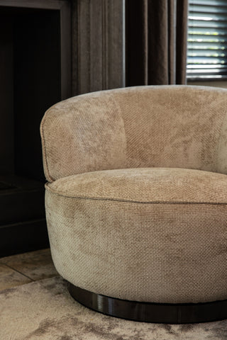 PTMD Filou Beige Fauteuil Eden 4