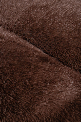 Fauteuil Furia Donkerbruin Bont PTMD