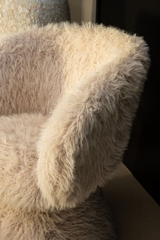 Hermes Beige Eetkamerstoel/fauteuil Hair