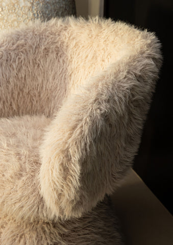 Eetkamerstoel / Fauteuil Hermes Beige Crème Hair PTMD