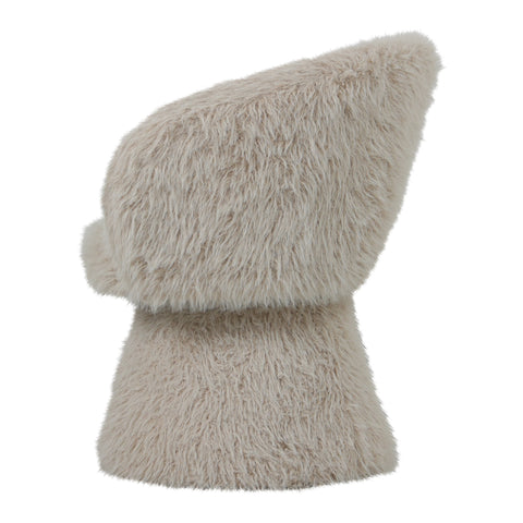 Hermes Beige Eetkamerstoel/fauteuil Hair