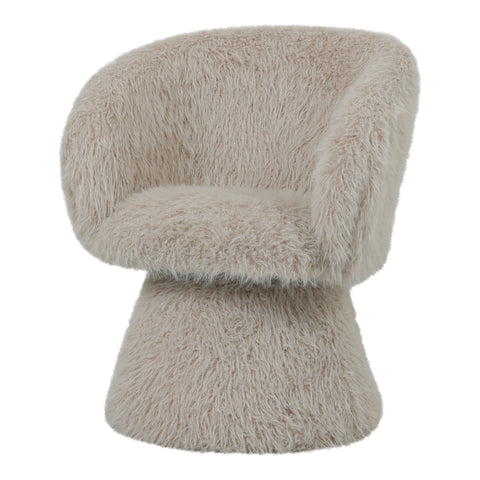 Hermes Beige Eetkamerstoel/fauteuil Hair