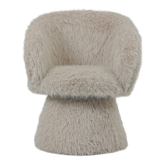 Hermes Beige Eetkamerstoel/fauteuil Hair