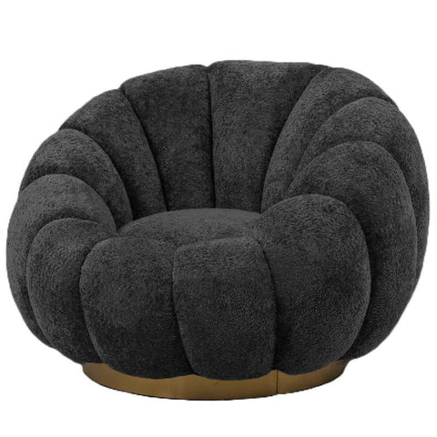 Fauteuil Daisy Anthracite PTMD