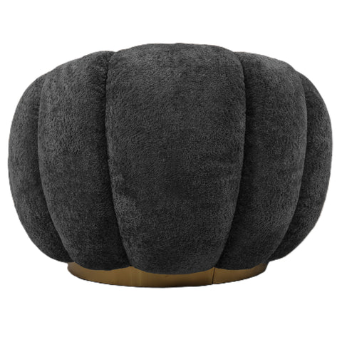 Daisy Fauteuil Antraciet Euphoria 21 Gouden Onderstel