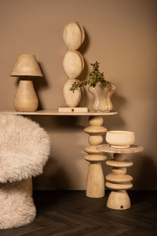 Sidetable Callain Mangohout Marmer 106 cm PTMD