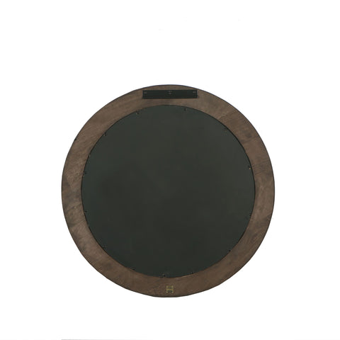 Noam Brown Mango Wood Round Mirror S