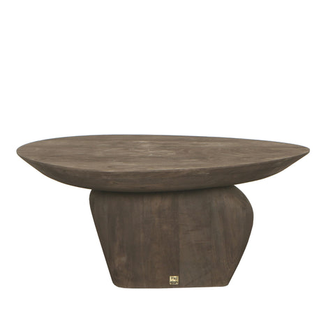 Salontafel Harshad Ovaal Mangohout Donkerbruin PTMD