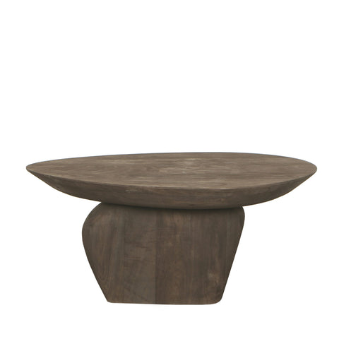 Salontafel Harshad Ovaal Mangohout Donkerbruin PTMD