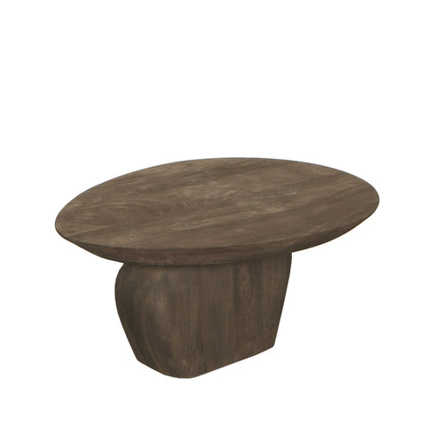 Salontafel Harshad Ovaal Mangohout Donkerbruin PTMD