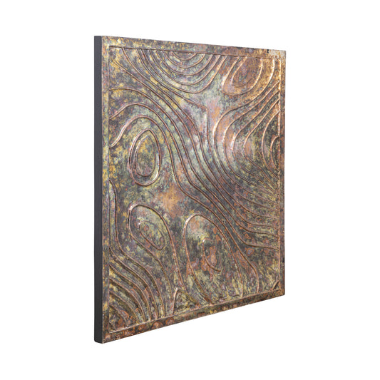 Paneles de pared cuadrados de madera verde Connolly Oil S.