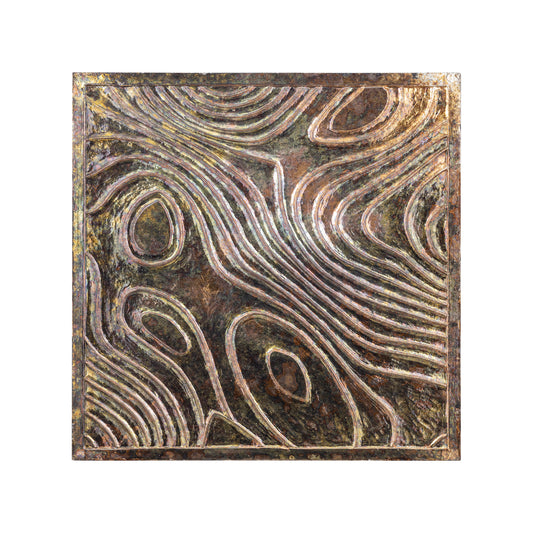 Paneles de pared cuadrados de madera verde Connolly Oil S.