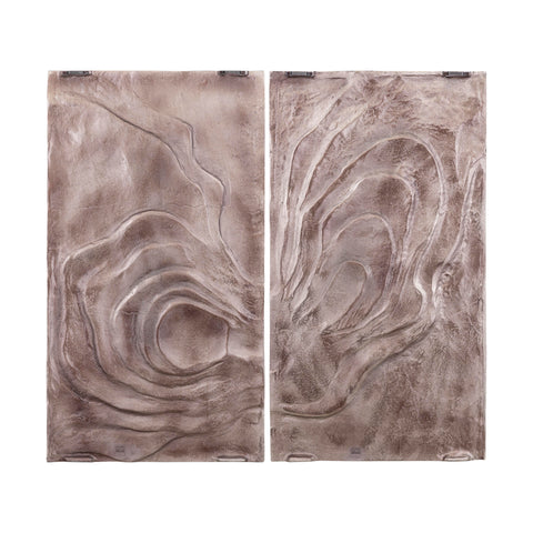 Wandpaneel Erike Brons Golvend 100x90 cm PTMD