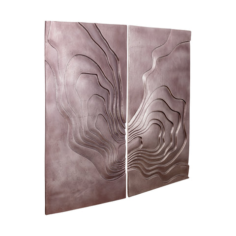 Wandpaneel Erike Brons Golvend 100x90 cm PTMD