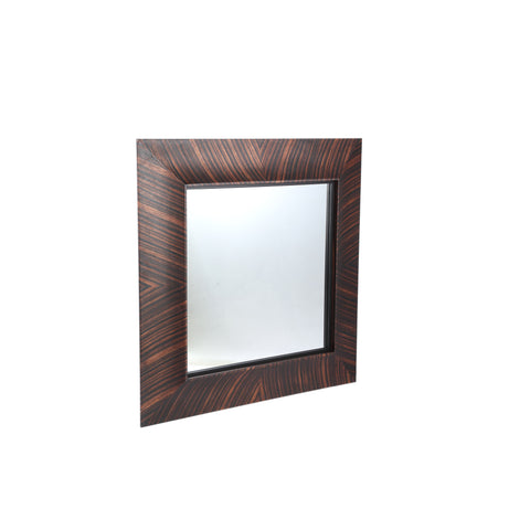 Ptmd Gezzy Brown Houten Fineer Spiegel Vierkant L