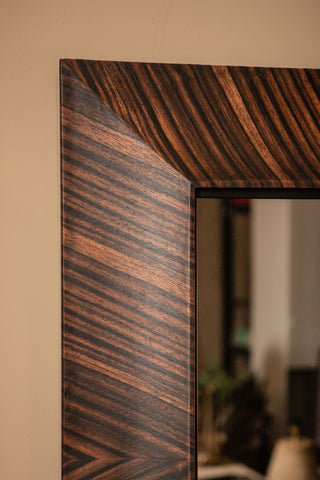 Spiegel Gezzy Bruin Vierkant 110 Cm PTMD