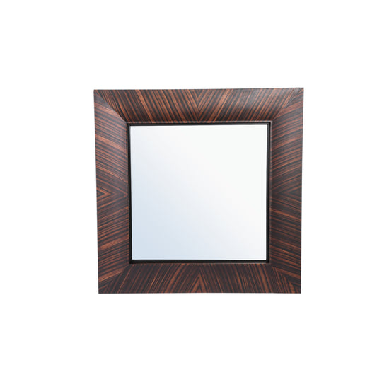 Ptmd Gezzy Brown Houten Fineer Spiegel Vierkant L