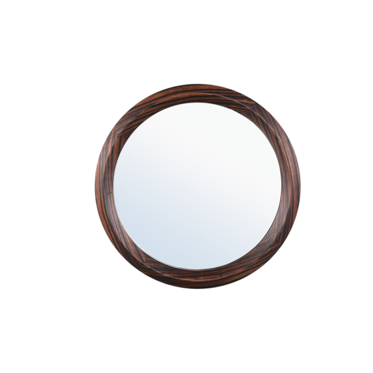 Spiegel Nibbi Bruin Rond 65 Cm PTMD