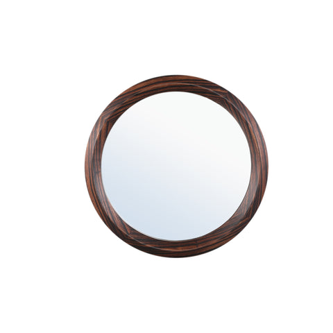 Spiegel Nibbi Bruin Rond 65 Cm PTMD