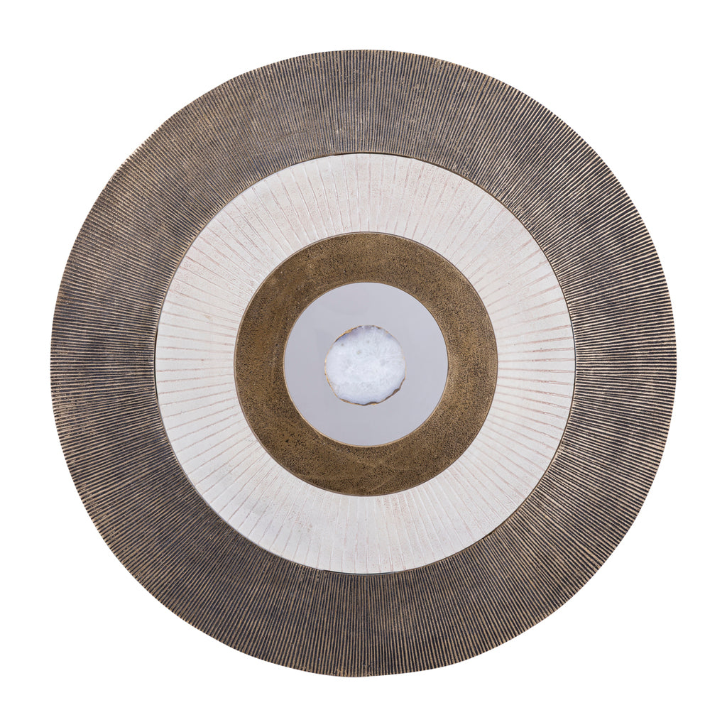 Wandpaneel Jacci Goud Gegoten Aluminium Rond L PTMD