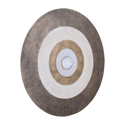 Wandpaneel Jacci Goud Gegoten Aluminium Rond L PTMD