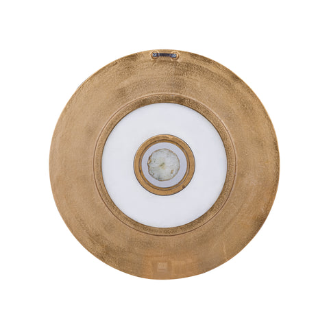 Wandpaneel Jacci Goud Aluminium Rond 60 cm PTMD