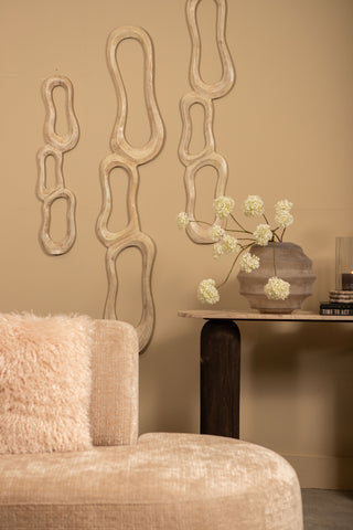 Wandpaneel Camare Beige Aluminium Abstract M PTMD