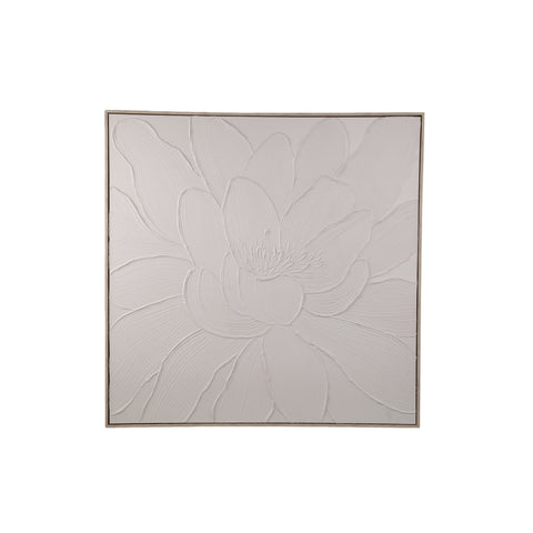 Wandpaneel Florise Crème Bloem A Ø102 cm PTMD