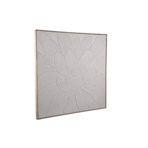 Wandpaneel Florise Crème Bloem A Ø102 cm PTMD