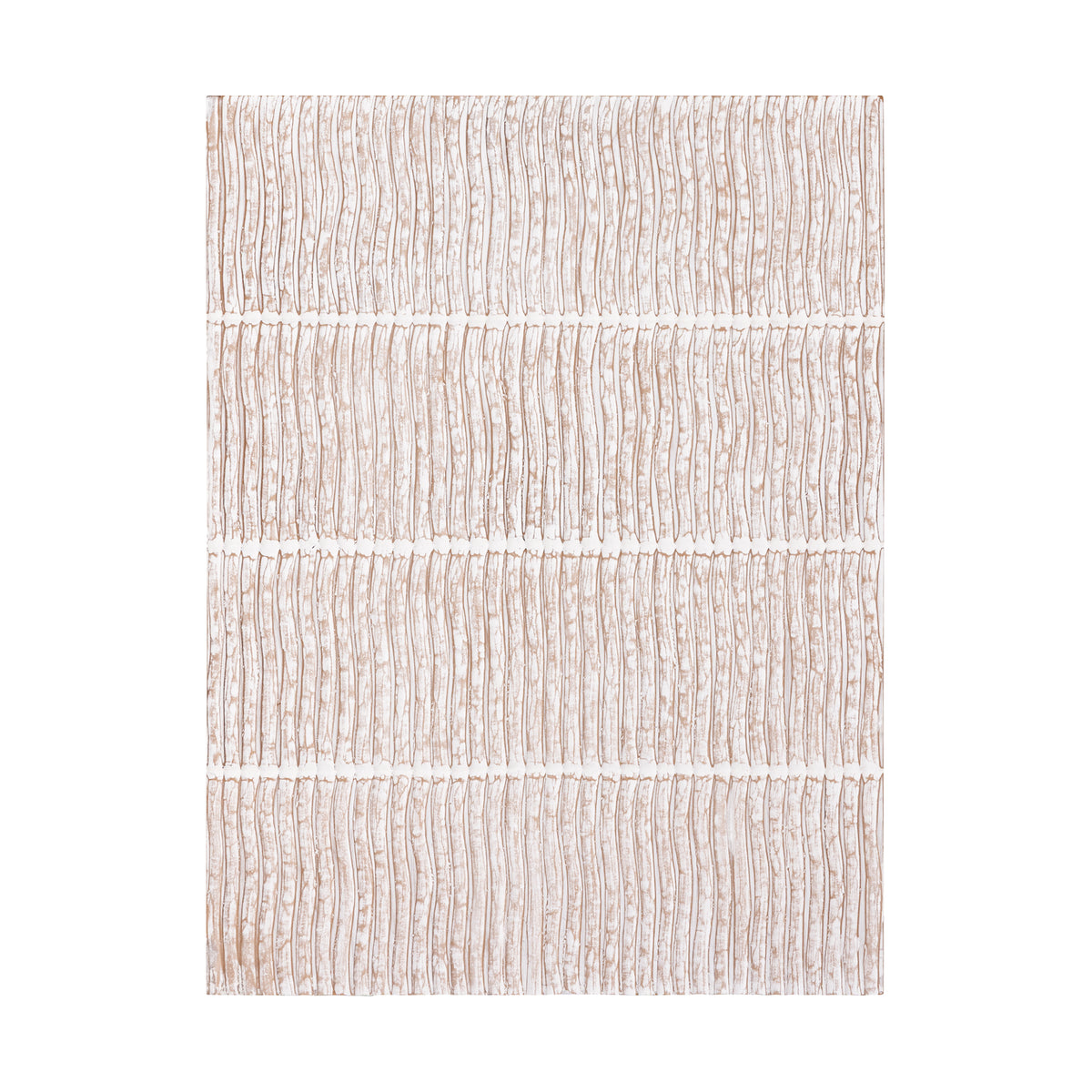 Wandpaneel Seline White Wavy Stripe 120x90 cm PTMD