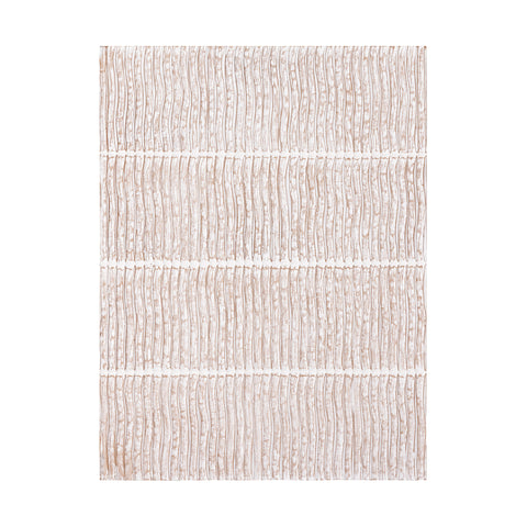 Wandpaneel Seline White Wavy Stripe 120x90 cm PTMD