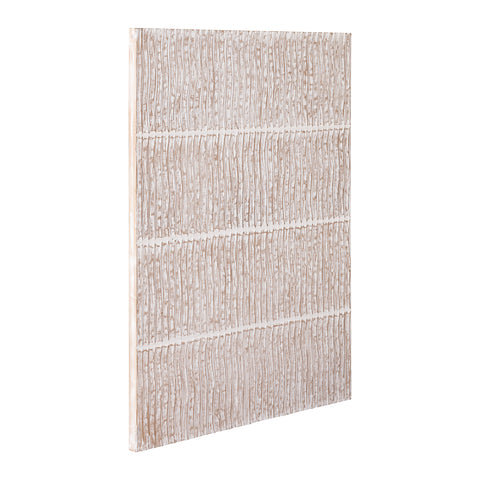 Wandpaneel Seline White Wavy Stripe 120x90 cm PTMD