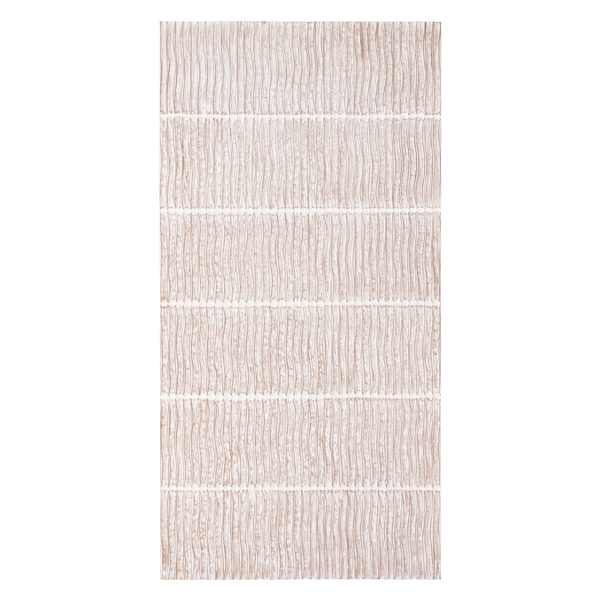Wandpaneel Seline White Wavy Stripe 180x90 cm PTMD