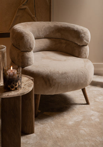 Fauteuil Nelly Beige PTMD