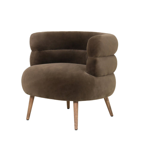 Fauteuil Nelly Donkerbruin PTMD