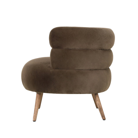 Fauteuil Nelly Donkerbruin PTMD