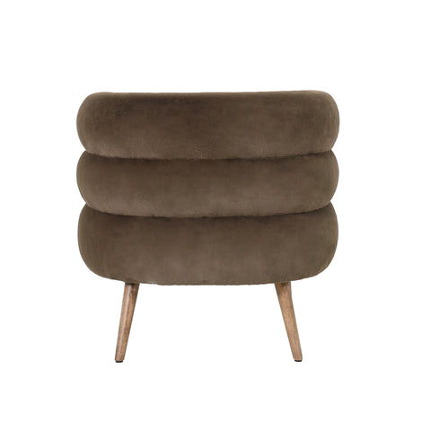 Fauteuil Nelly Donkerbruin PTMD