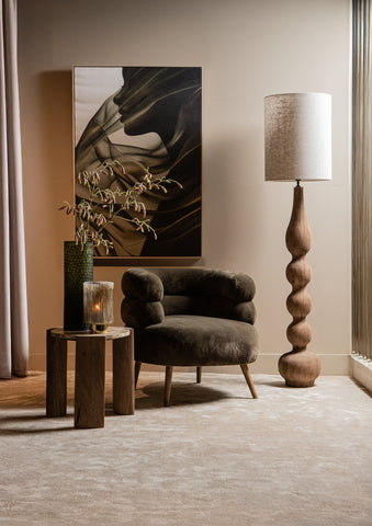 Fauteuil Nelly Donkerbruin PTMD