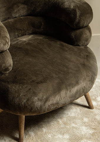 Fauteuil Nelly Donkerbruin PTMD
