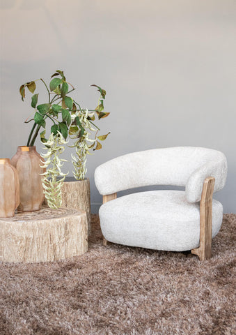 Fauteuil Mire Crème PTMD