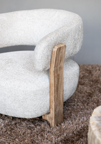 Fauteuil Mire Crème PTMD