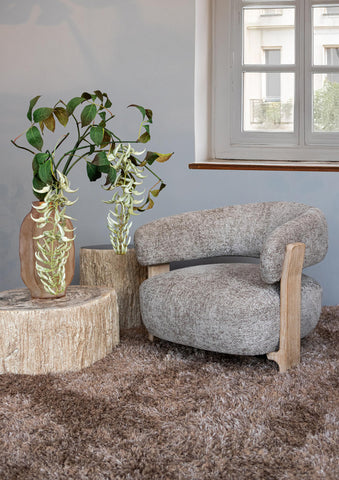 Fauteuil Mire Taupe PTMD
