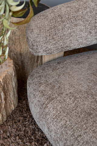 Fauteuil Mire Taupe PTMD