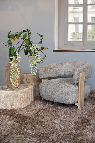 Fauteuil Mire Taupe PTMD
