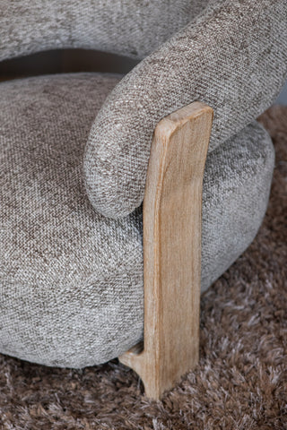 Fauteuil Mire Taupe PTMD
