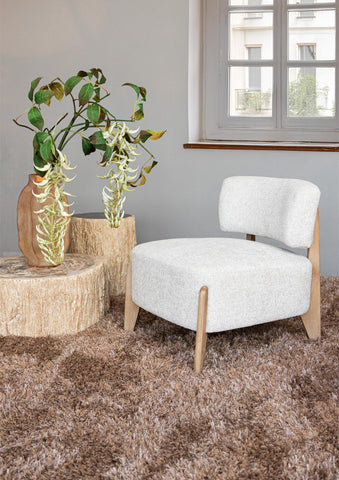 Fauteuil Vale Crème PTMD